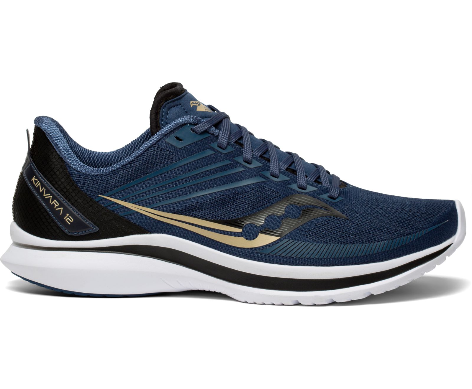 Saucony Kinvara 12 Men's Running Shoes Navy / Black | Canada 533DFMN